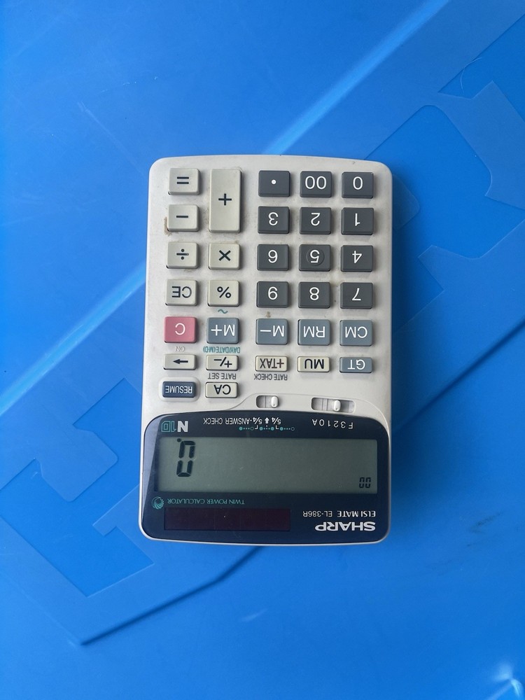 Sharp Elsi Mate El-386r Calculator