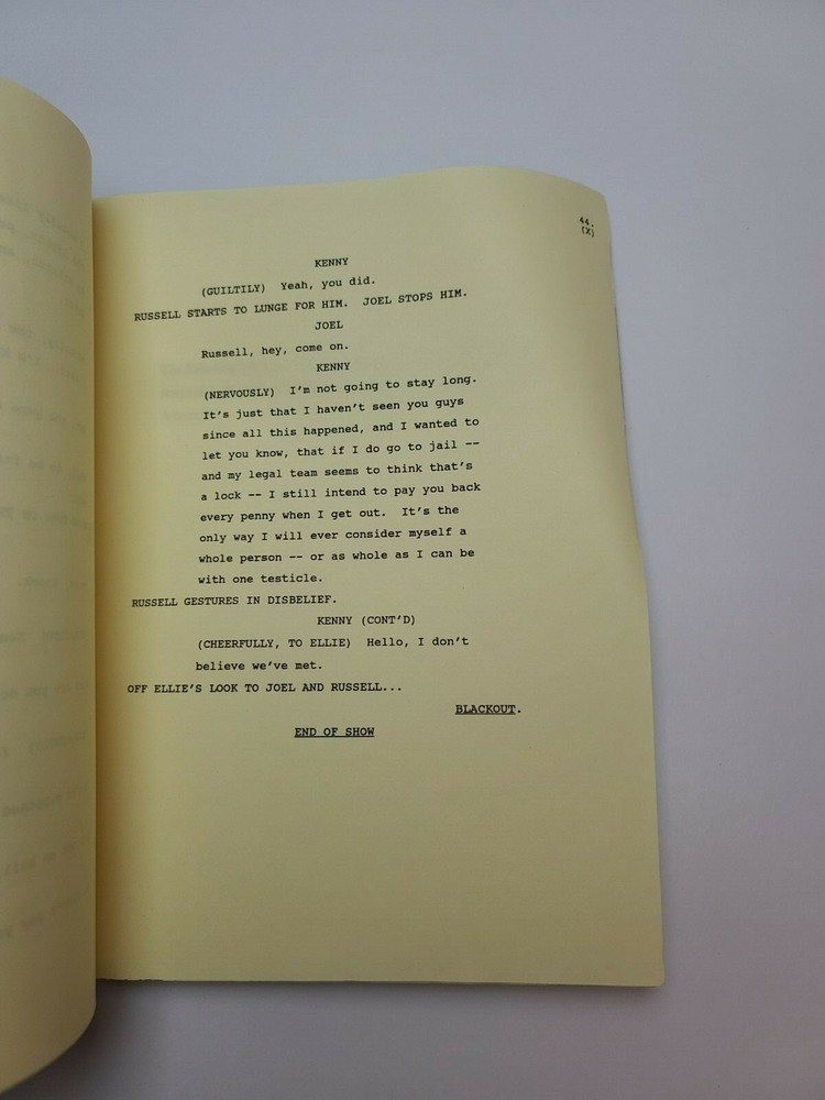 BLUE SKIES / John Peaslee 1994 TV Script, "A Partner Changes Everything"