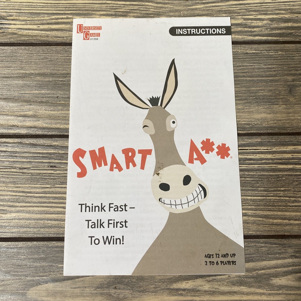 University Games Smart A** Replacement Piece Part Instructions