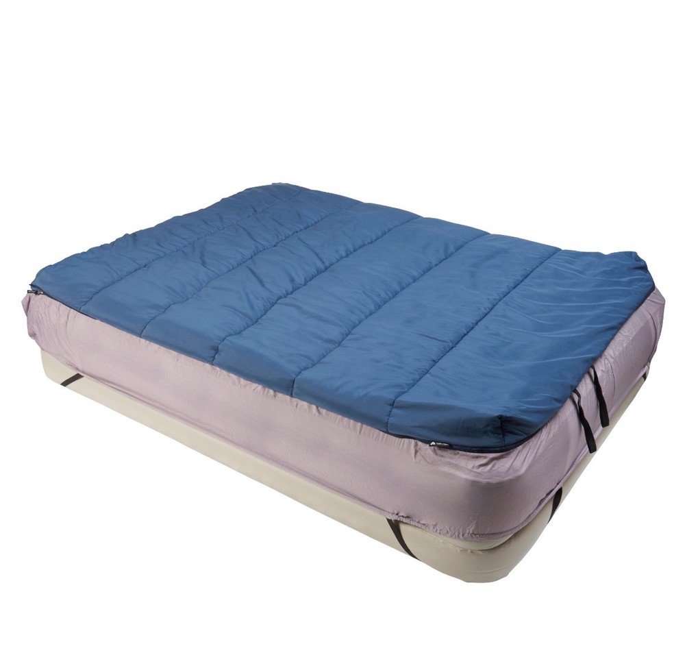 Ozark Trail 50-Degree Rectangular Single Sleeping Bag Convert Airbed Cover Queen
