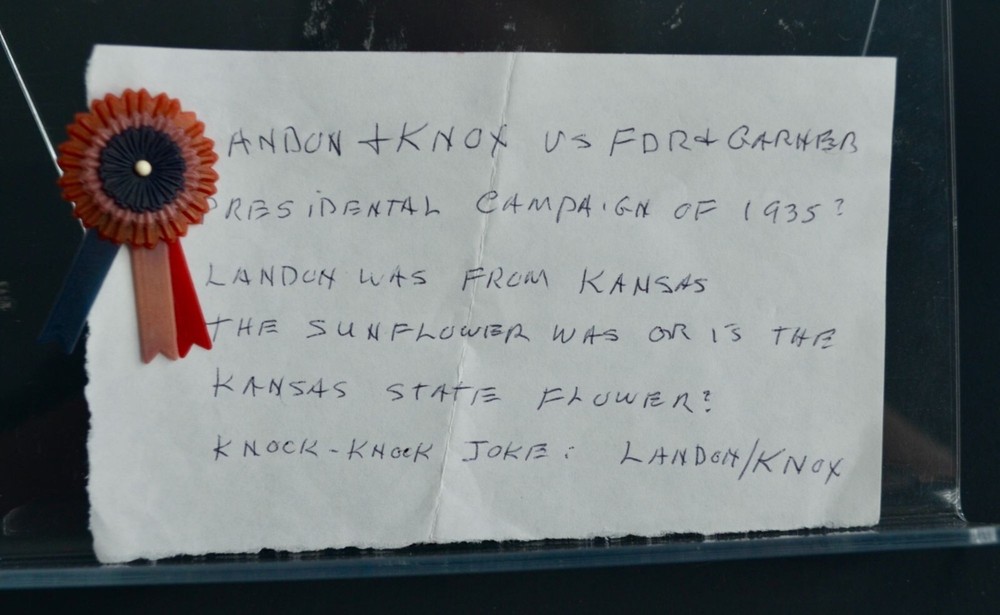 Vintage WWII Victory Pin with Note