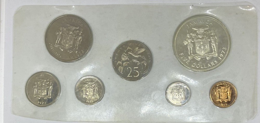 1973 Jamaica 7 pc Proof Set