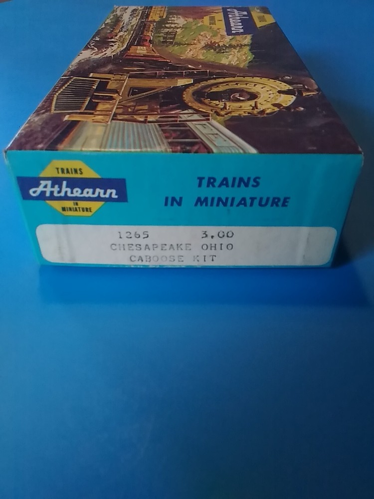 ho scale Athearn Chesapeake & Ohio caboose #1265