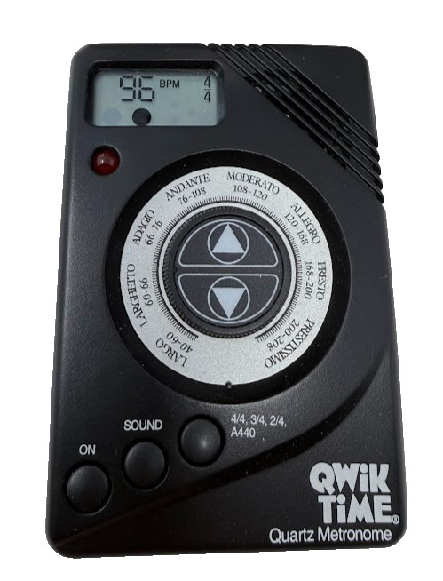 Qwik Time Qt-7 Quartz Metronome with Bouncing Ball Display