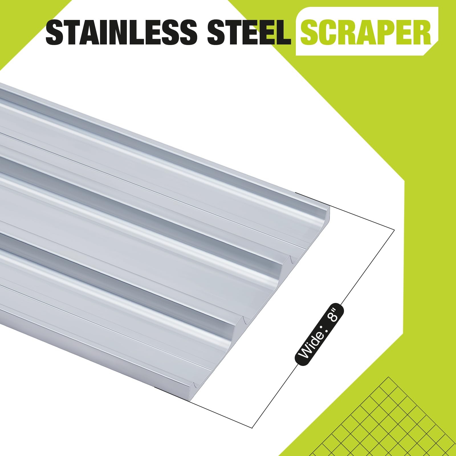 48"x8" Aluminum Bull Float Concrete Tool Kit with 4 Handles & Bracket Finishing