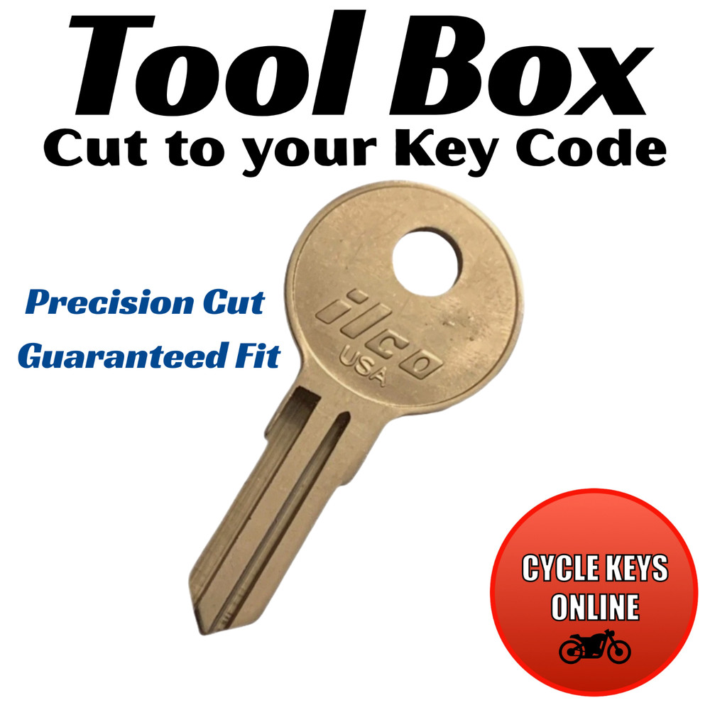 Tool box, Truck cap Keys cut to code for key codes H700D-H750D
