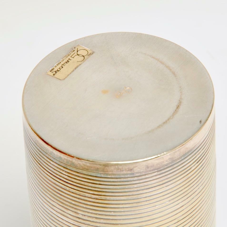 DEPARTMENT 56 MODERNIST STYLE SILVERPLATED PITCHER