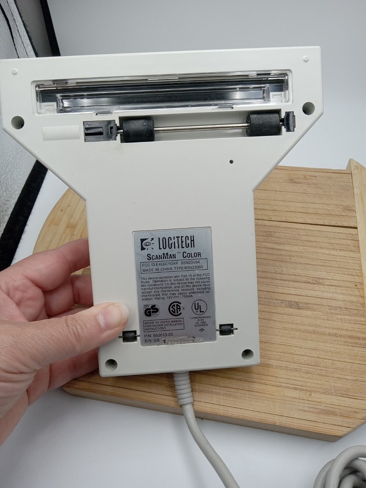 VTG Logitech Scan Man Color Scanner Untested.