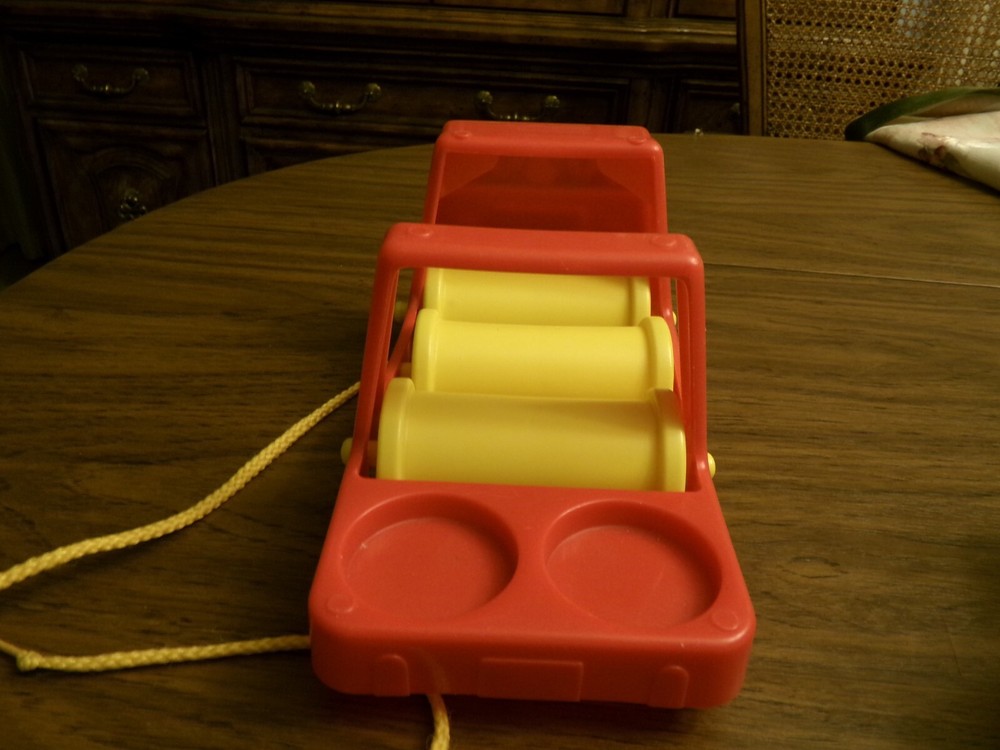 Vintage 1981 Johnson & Johnson Rhythm Rollers Toy with Guide