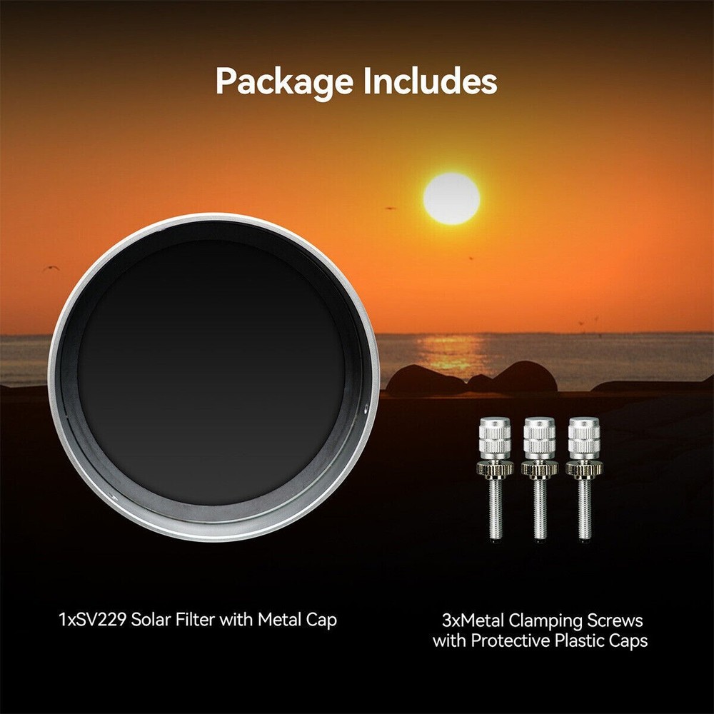 SVBONY SV229 Solar Eclipse Telescope Filter 140mm For Eclipses Observation
