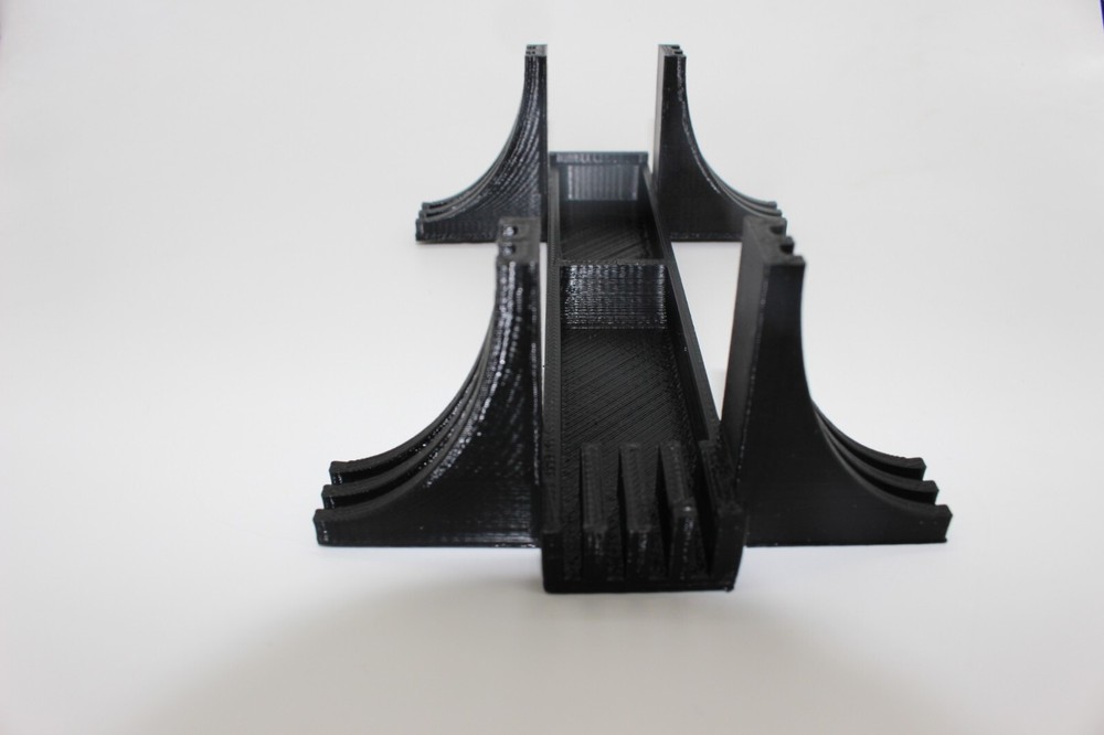 Black PS2 Slim 3D Printed Vertical Stand PlayStation 2