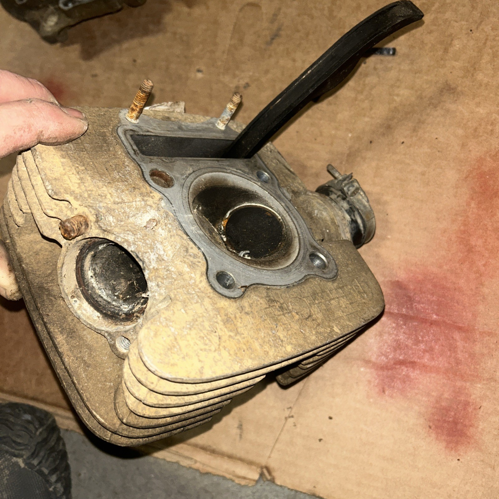 2007 Suzuki QUADSPORT LTZ250 ENGINE CYLINDER HEAD and valve cover