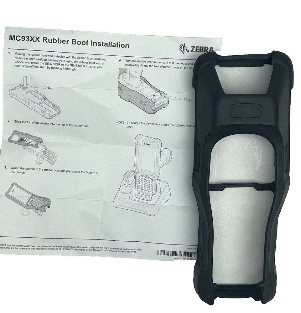 MC93XX RUBBER BOOT INSTALLATION BLACK EXTRA PROTECTION