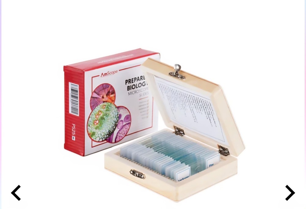 BNIB Education Bundle Amscope kids 52-Piece Microscope Set + Biology Slides!