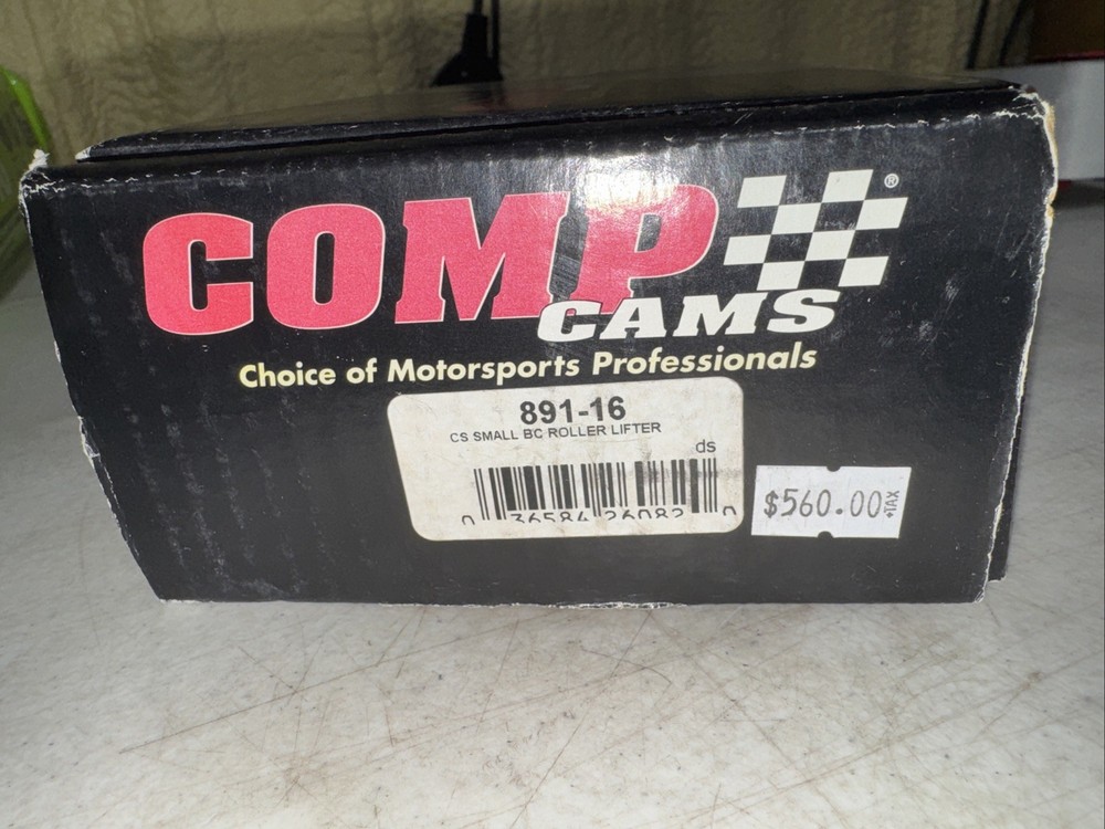 COMP Cams 891-16 Endure-X Solid/Mechanical Roller Lifter Set