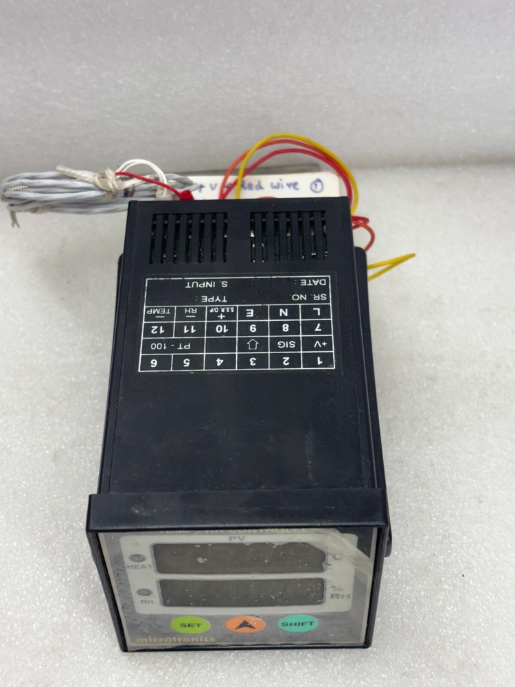 Microtronics Temp./ Rh Controller Used Free Shipping