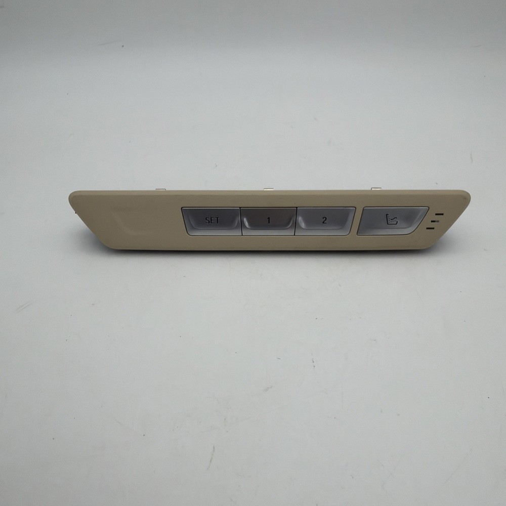 2016 BMW 750i G11 REAR LEFT DRIVER SIDE SEAT MEMORY SWITCH BUTTON PANEL (BEIGE)