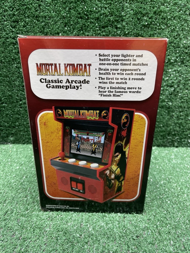 Mortal Combat Classic Mini Arcade Classics Basic Fun 90’s Video Game WB New.
