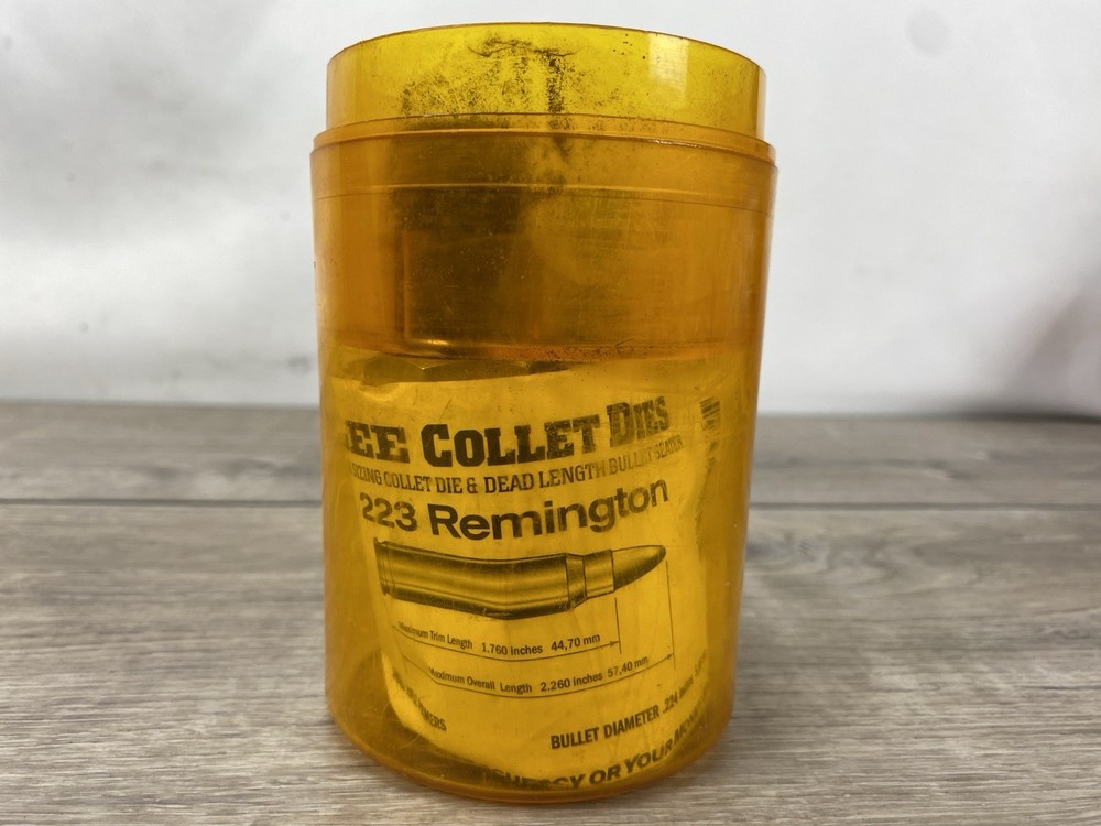 LEE PRECISION 223 COLLET NECK SIZING DIE SET - 2 DIE SET