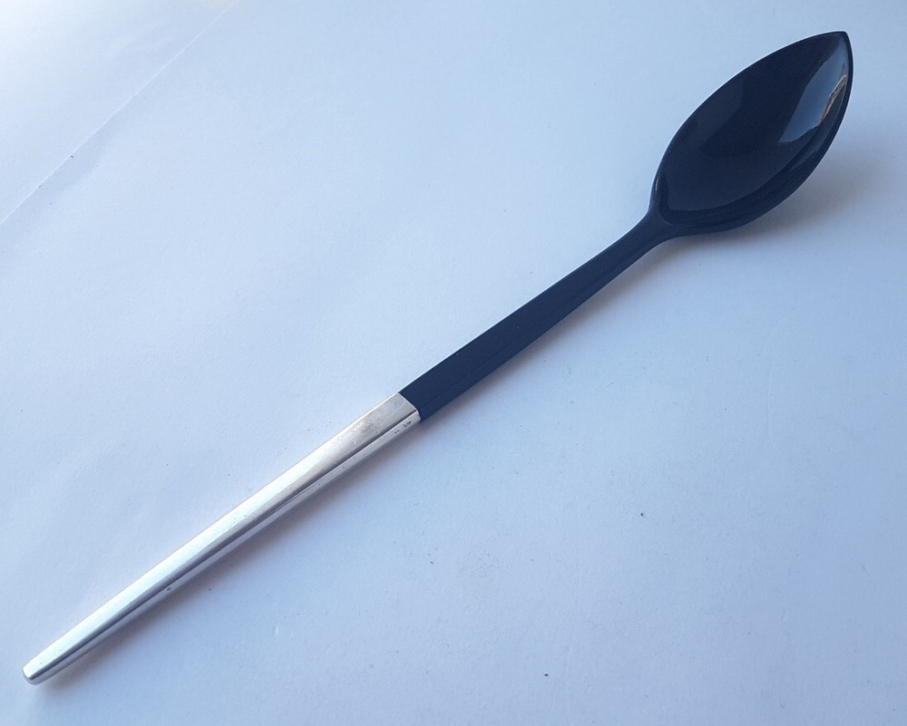 Set Serving Spoon + Serving Fork, 925er Silver, Hermann Bauer, Um 1960 N899