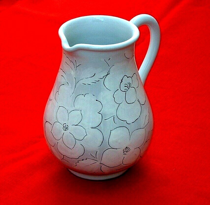 Deruta Ceramic Fiandra Pitcher 8in
