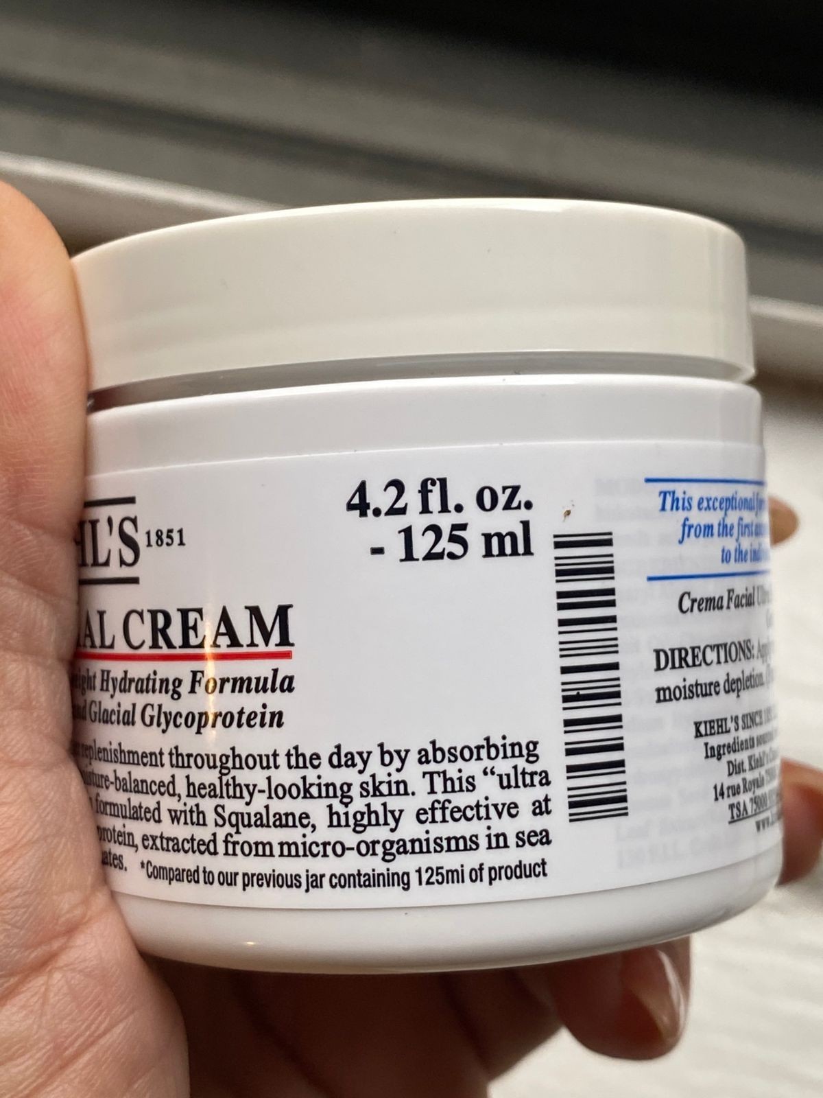 Kiehl's Ultra Facial Cream 4.2 oz /125 ml _New!!