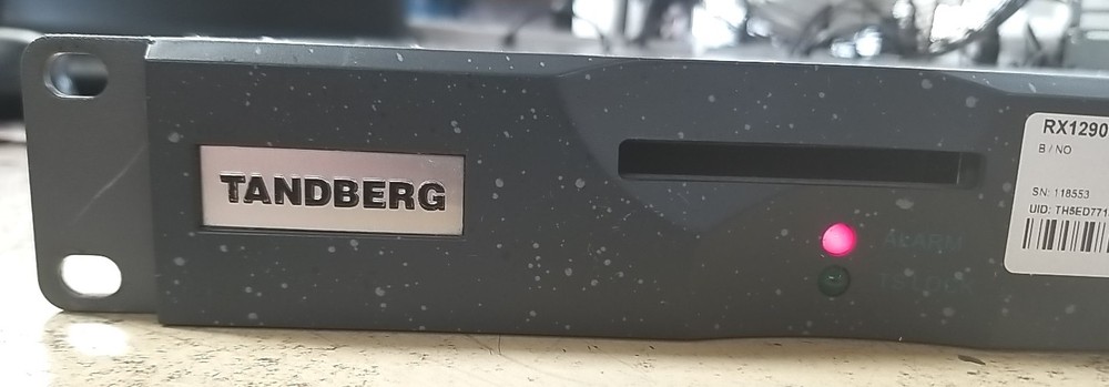 Tandberg RX1290 Dual-IP Receiver Decoder. *READ⬇️*