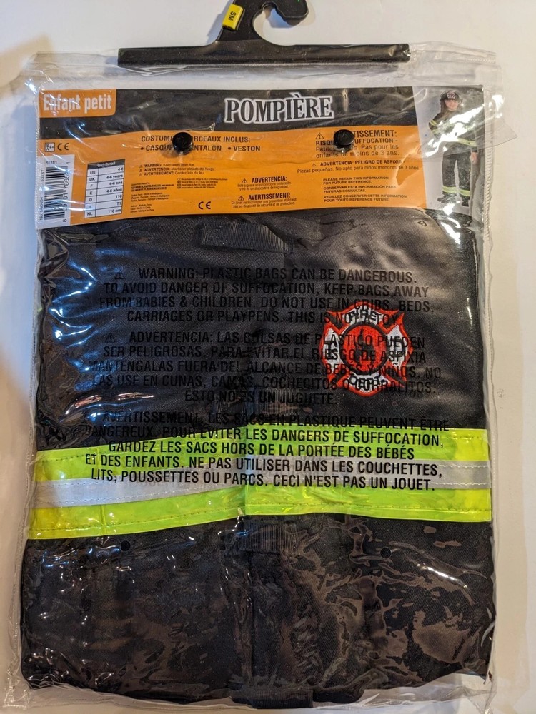 Firefighter Child Costume - Small