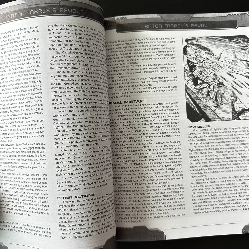 BattleTech 35105: Historical Brush Wars Sourcebook OOP FanPro 2006