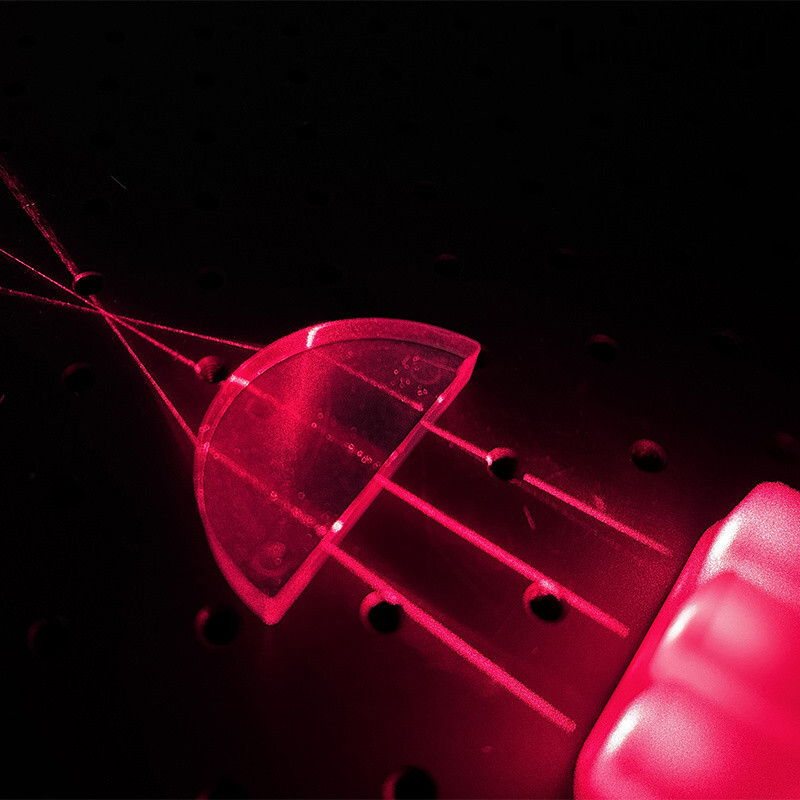 6PC Optical Plastic Prism for Teaching Physics Principle Light Experiment