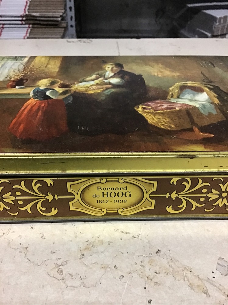 Vintage Biscuit Tin Bernard de Hoog DBF