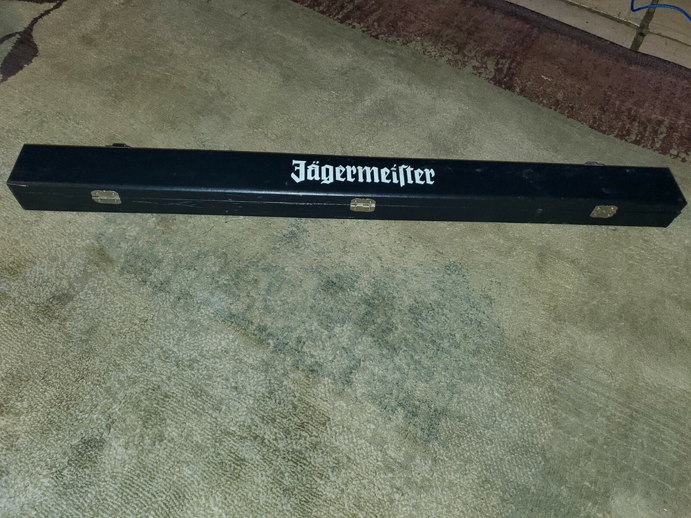 Jagermeister Pool Cue Holder Box