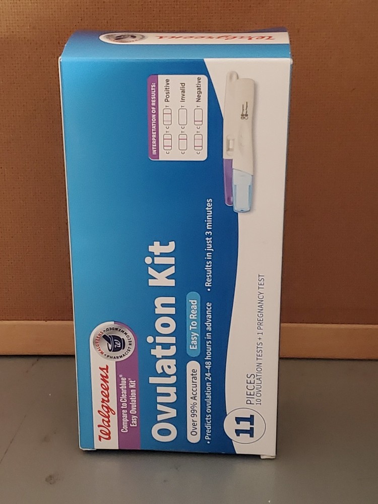 (BB 08/26) Walgreens Ovulation Kit - 10 Ovulation Tests + 1 Pregnancy Test