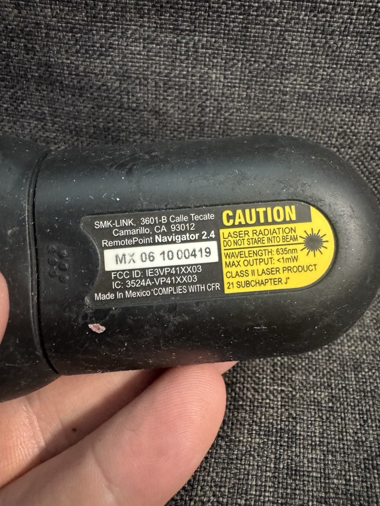 INTERLINK VP4150 SMK-Link RemotePoint Navigator Wireless Presentation Remote