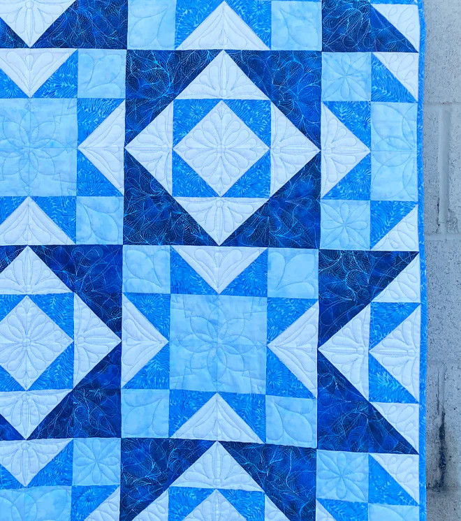 QIAD - Triangle Weave Star Pattern