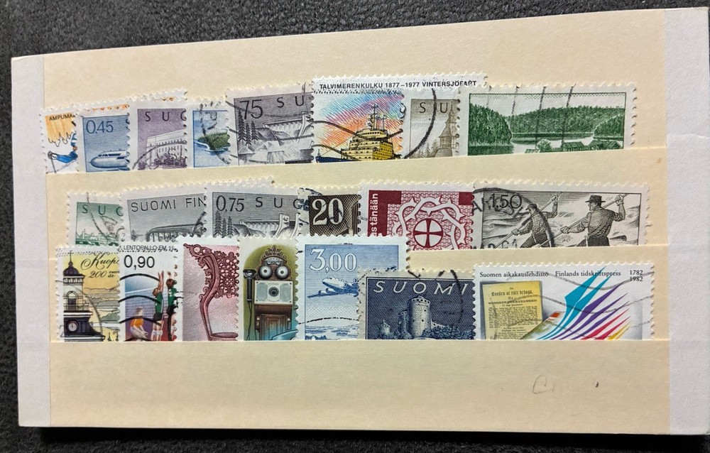 Finland Postage Stamp Packet Used  Condition Is Fine