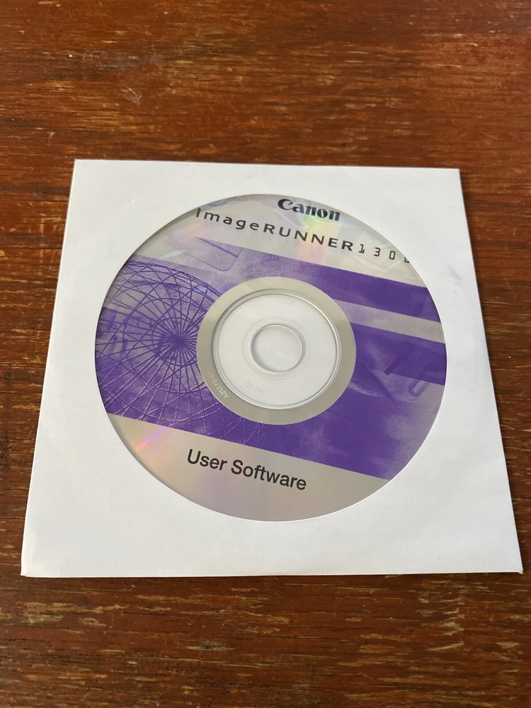 canon imagerunner 1300 User Software