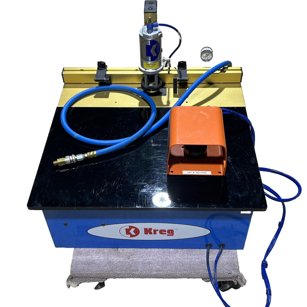 Kreg 1-Spindle Table Pneumatic Pocket Hole Machine DK1100TP