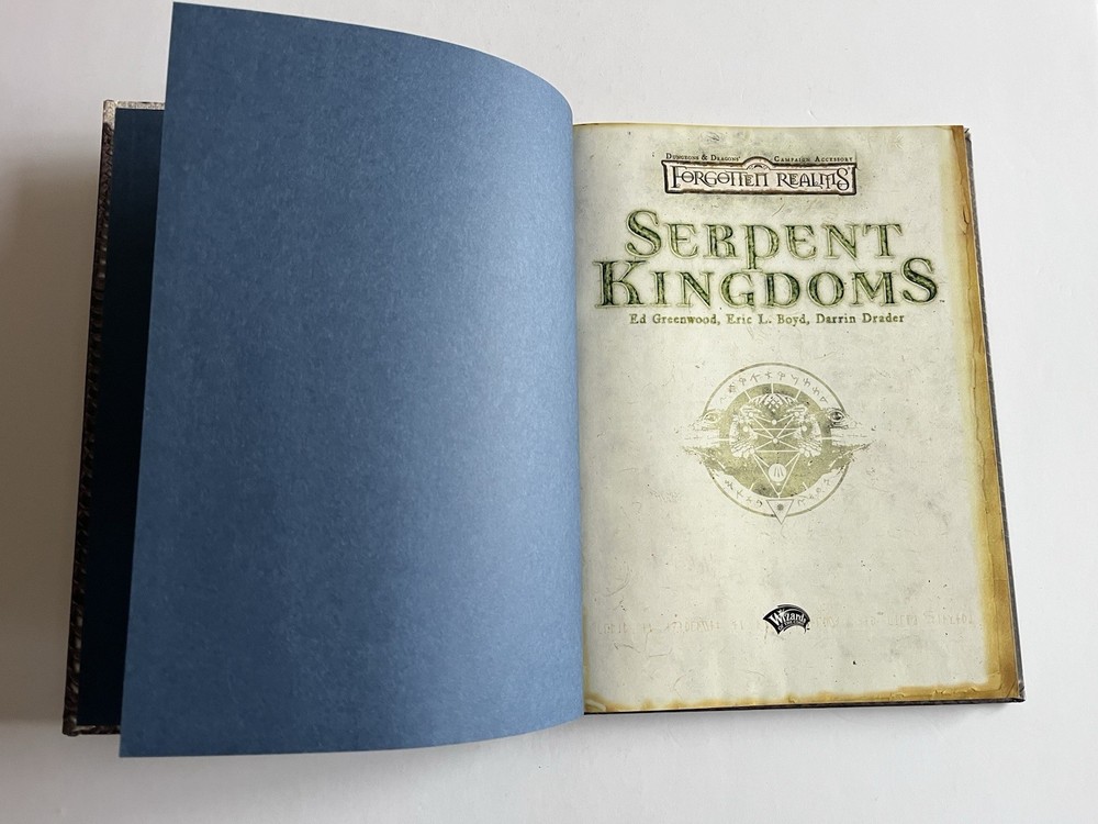 Dungeons and Dragons Serpent Kingdoms Forgotten Realms 2004