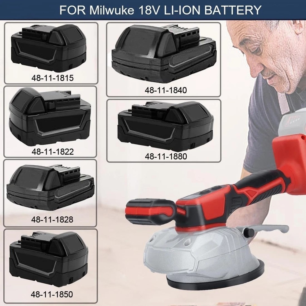 Handheld Tile Vibration Tool with Adjustable Speed and Digital Display Features