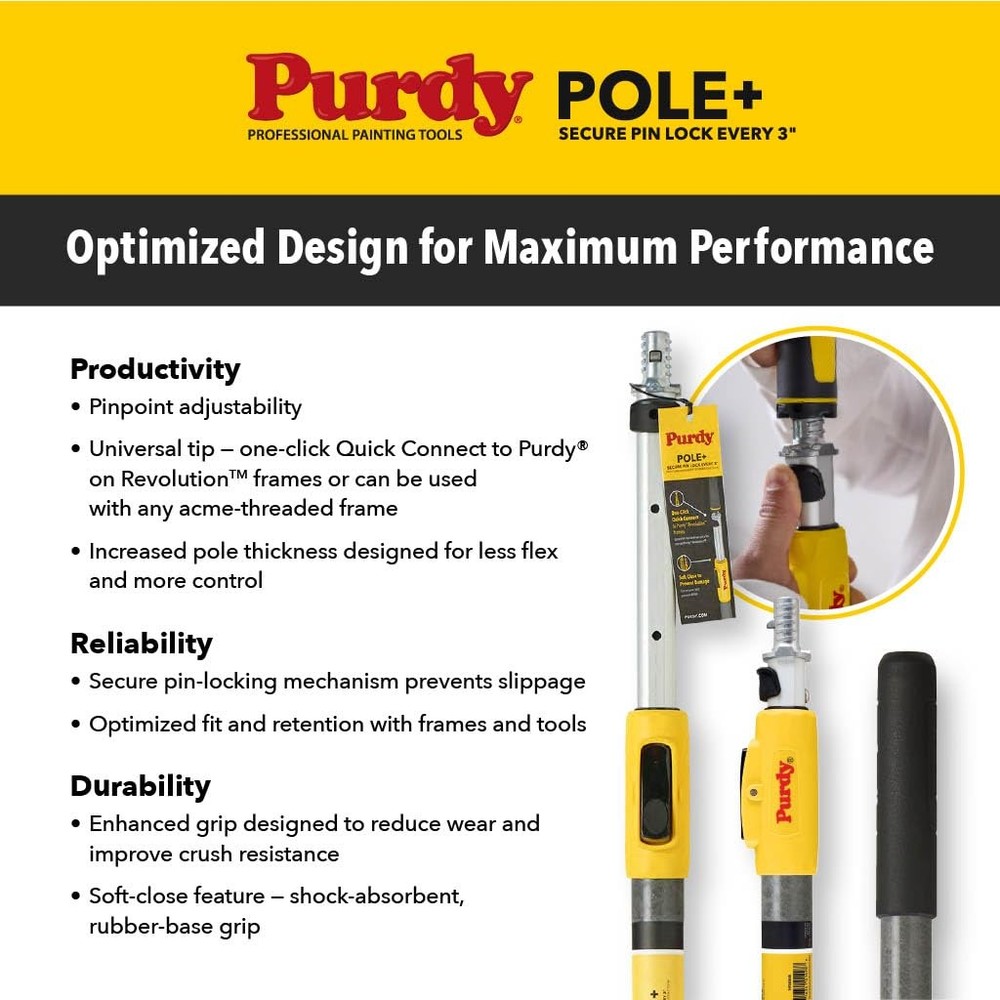 Telescoping Extension Pole 4 ft - Purdy