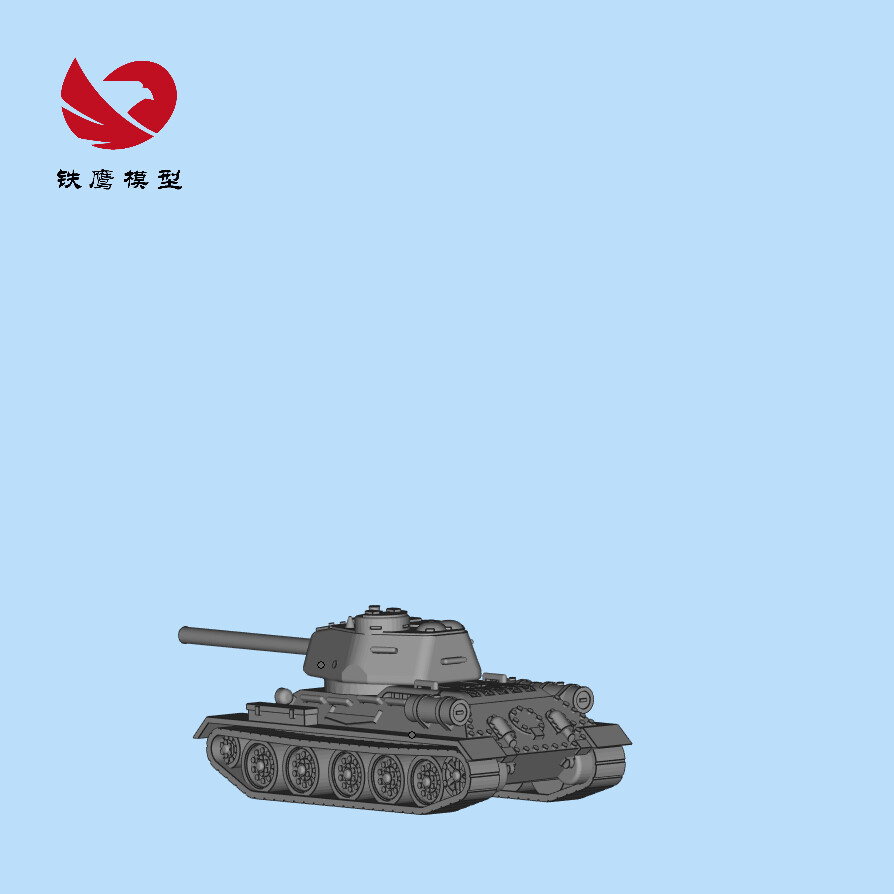 3D Printed 1/72/87/144 Soviet T34/85 Medium Tank Unpainted Model Kit 🔥