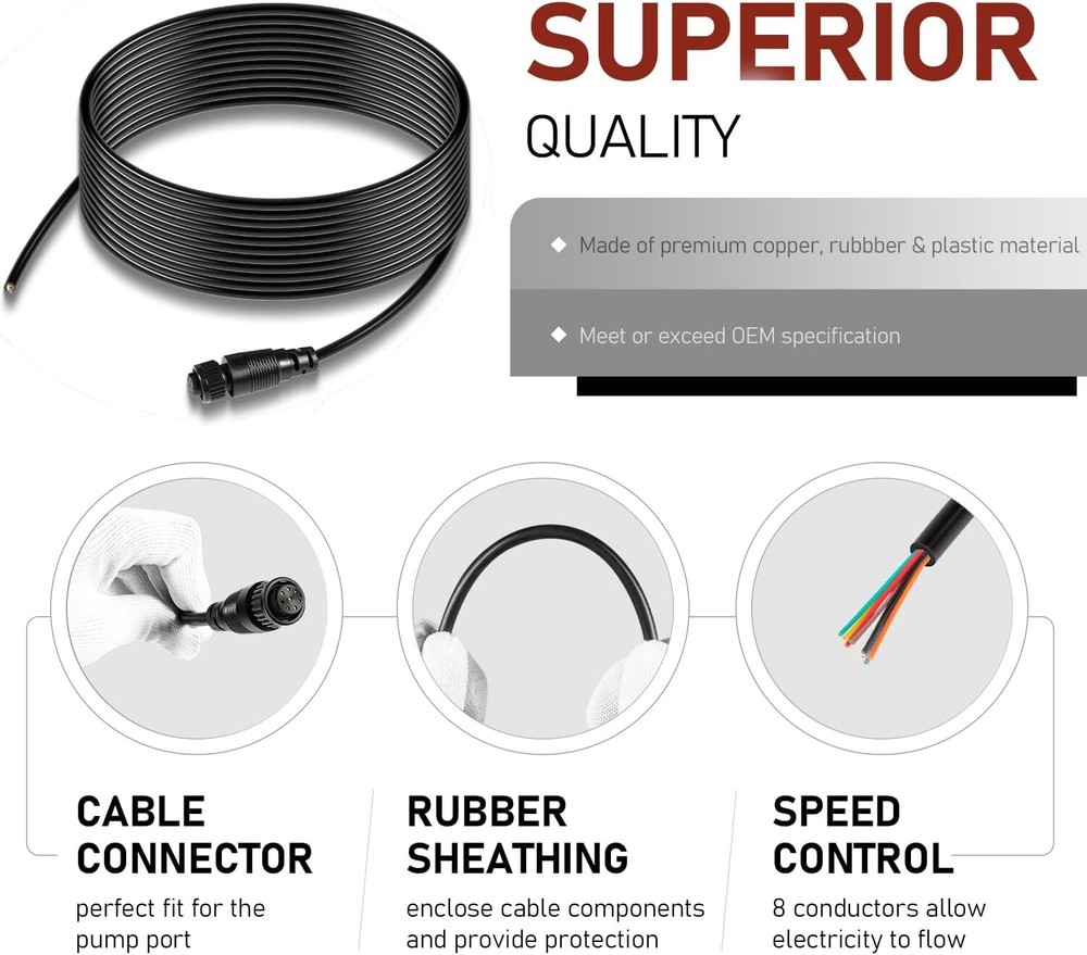 356324Z 25' Automation Cable Digital Input Communication Cable For Pentair Pump