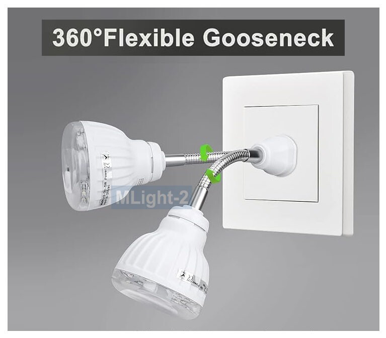 Super Bright LED Motion Sensor Lighting For Kitchen Bathroom Garage Outlet Plug