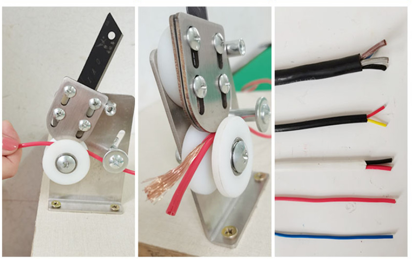 Cable Peeling Machine Manual Wire Stripping Machine Mini Waste Cables Stripper
