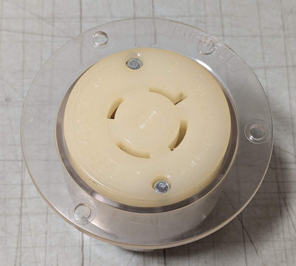 Hubbell 2436 Twist Lock Receptacle 20A 480V 3PH