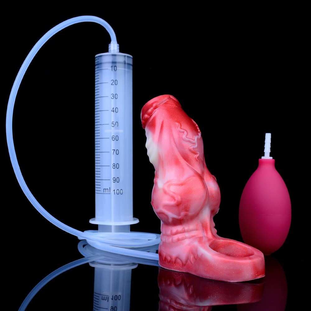 Squirting Penis Sleeve Enlargement Delay Ejaculation Knot Penis Extender for Men