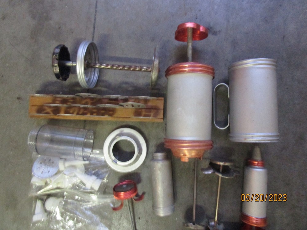 Vintage Metal Cookie Press Decorating Set