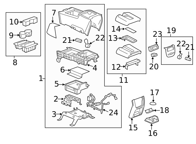 Genuine GM USB Receptacle 20944422