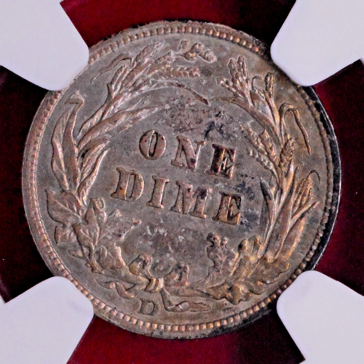 NGC AU! 1906-D BARBER DIME